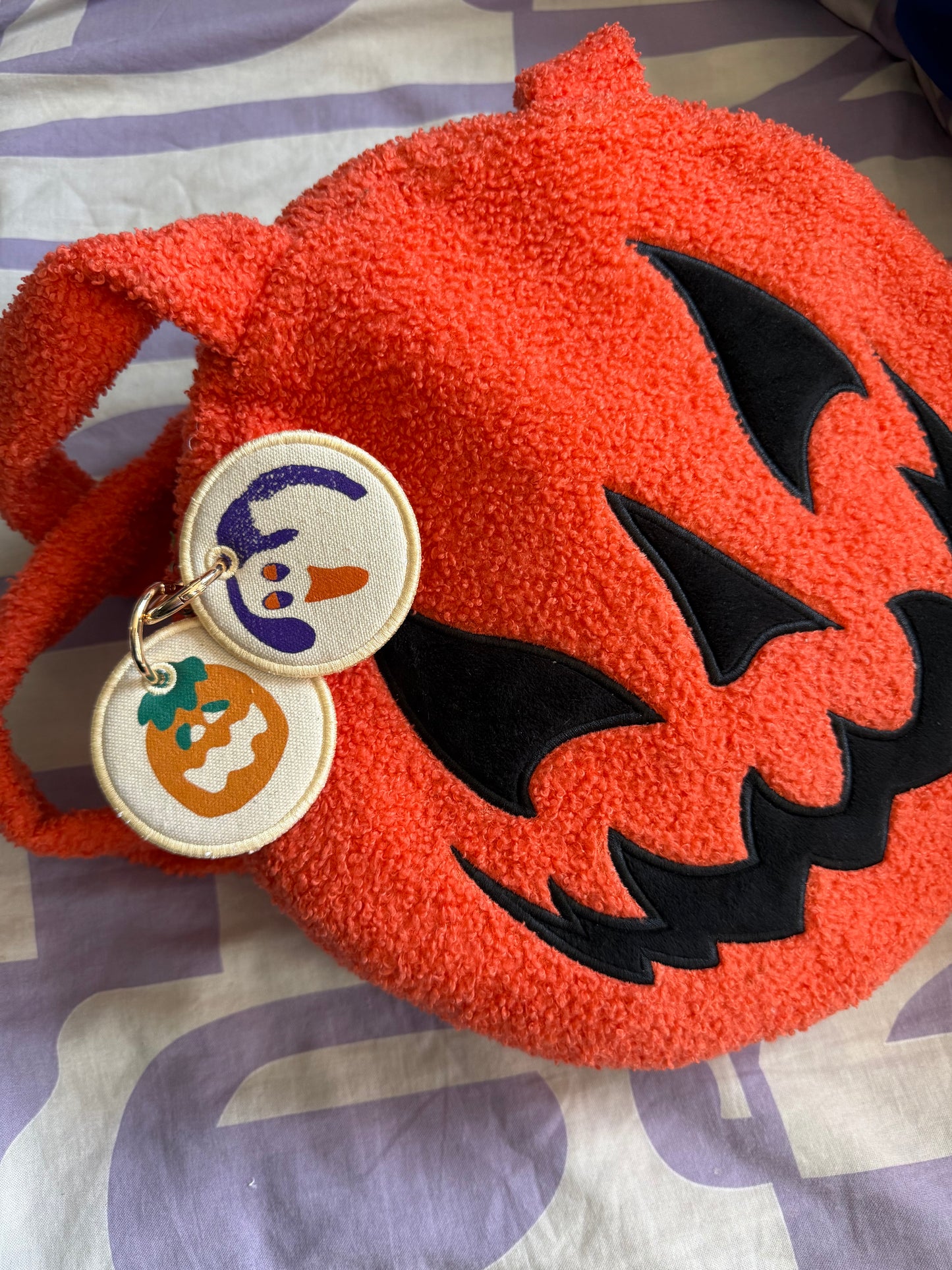 Halloween cookie keychain