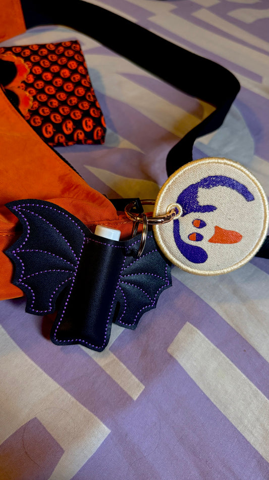 Bat chapstick holder