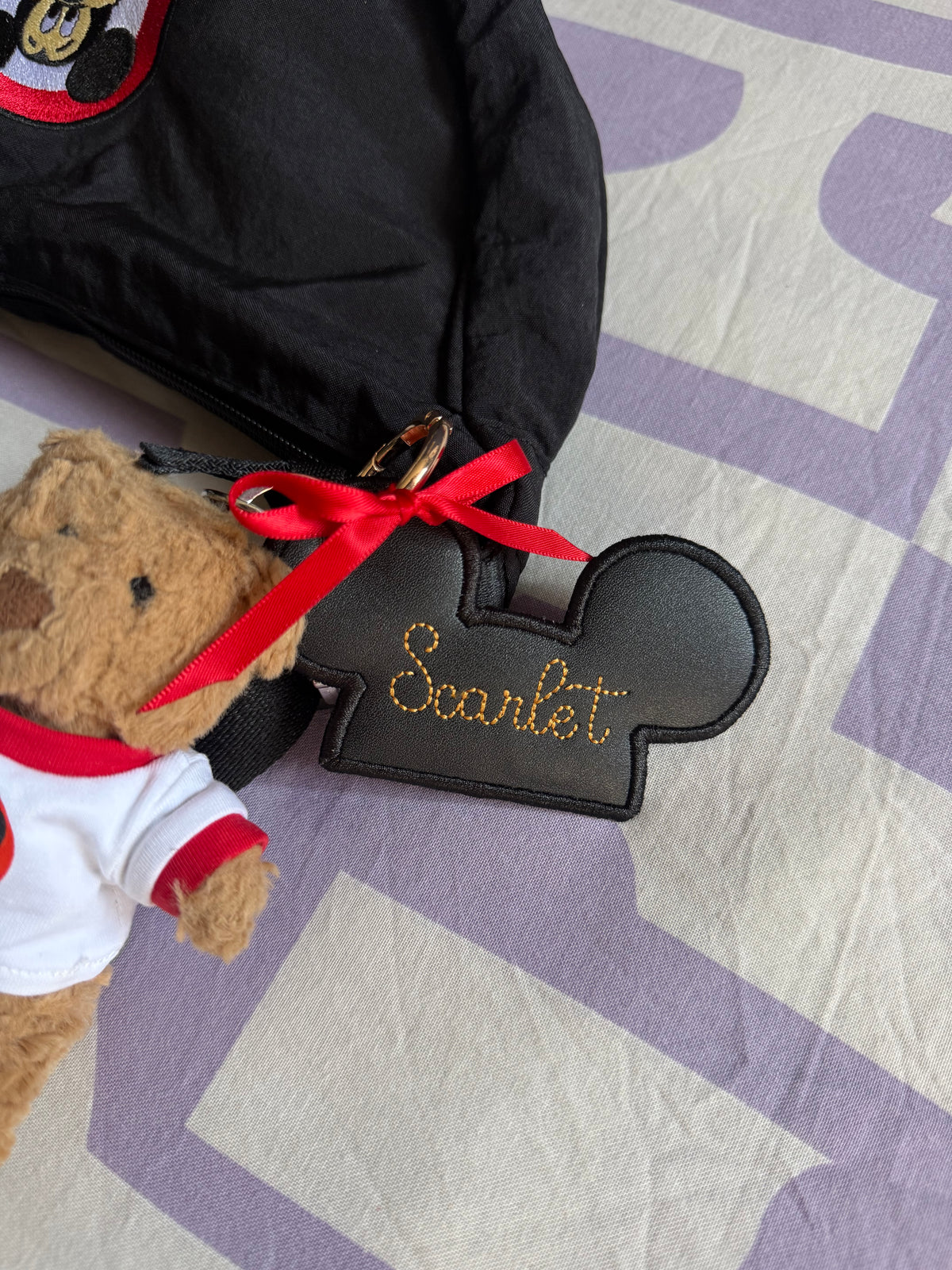 Mouse ears keychain