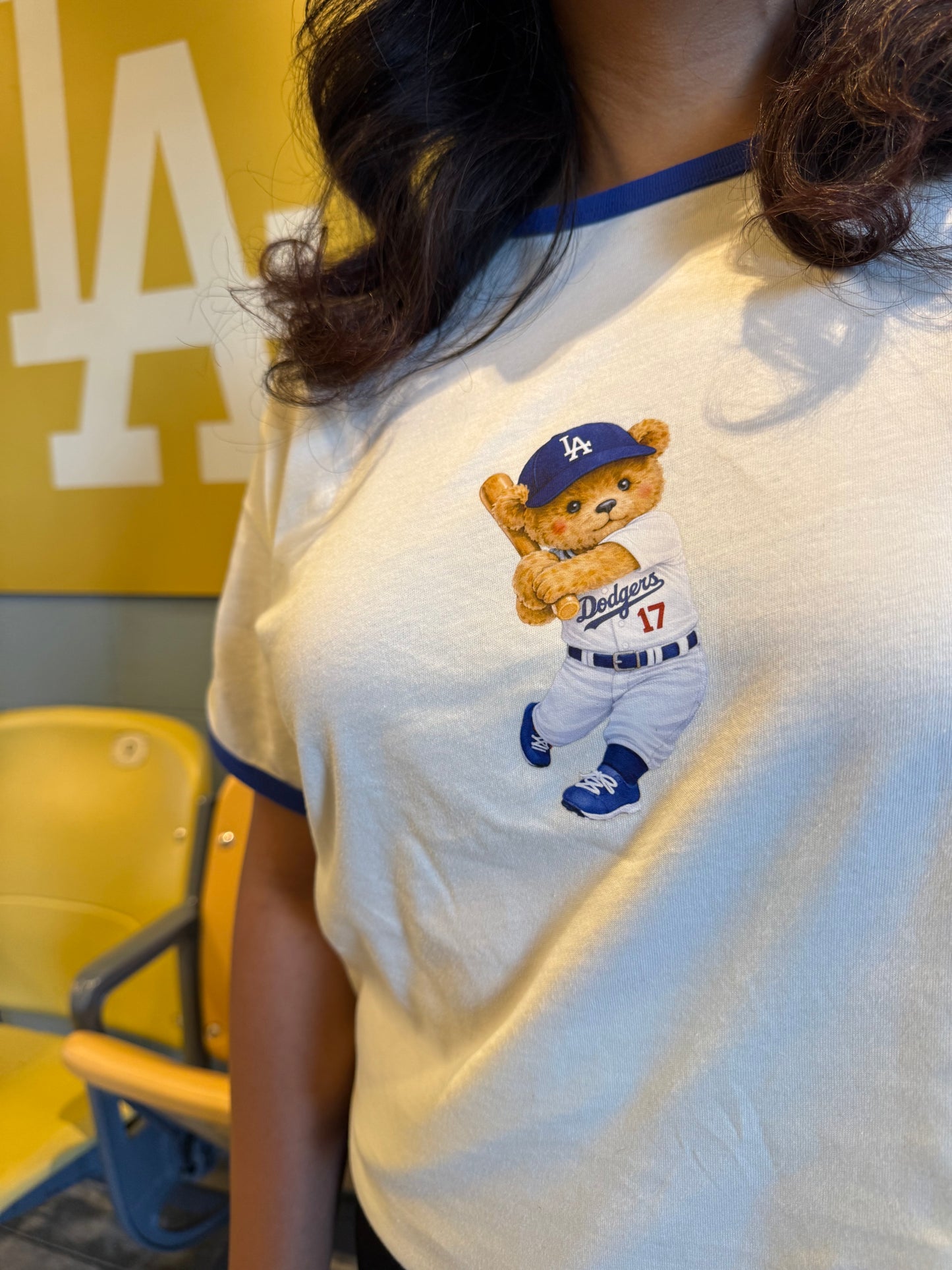 Bear baseball tee