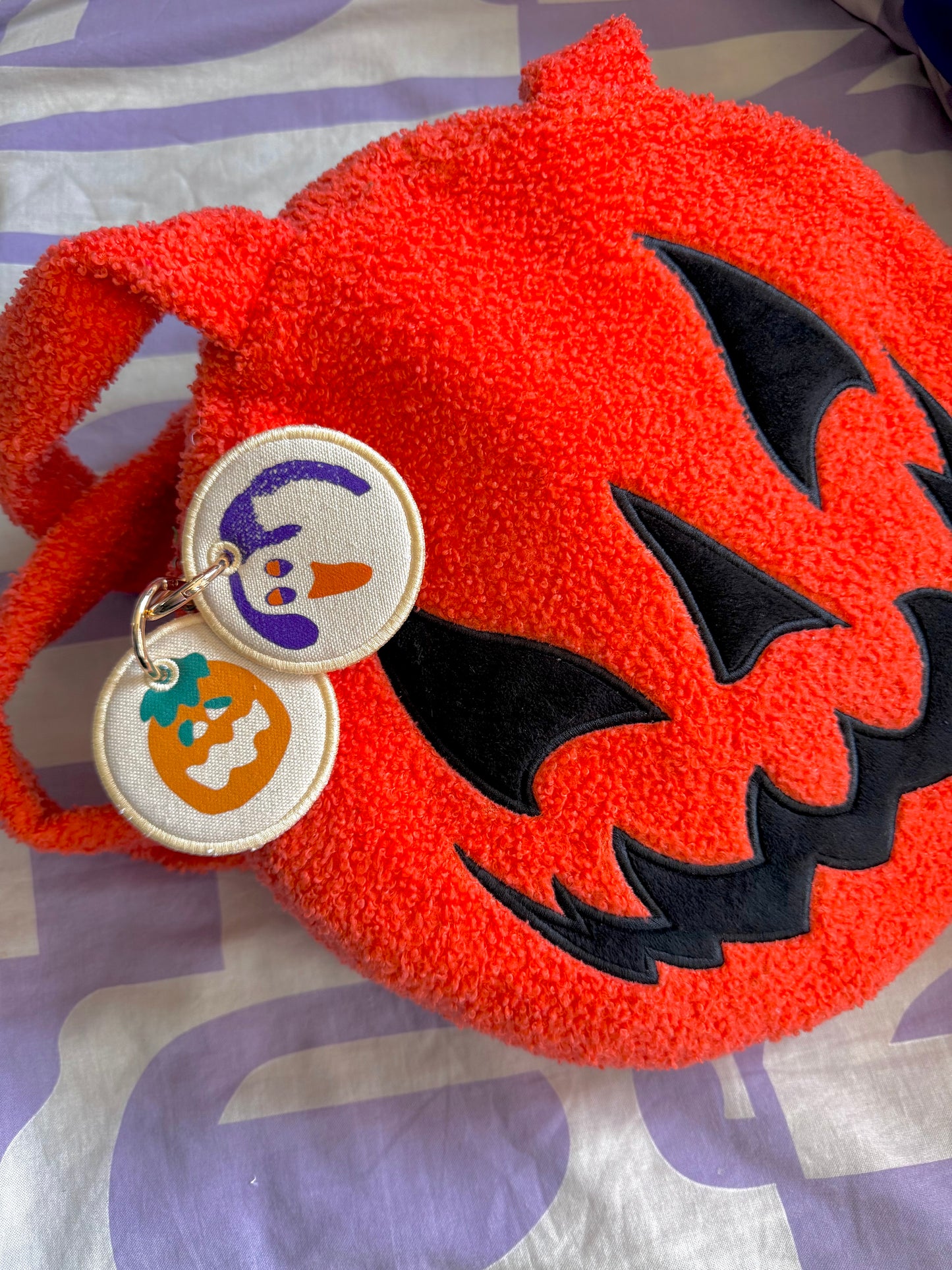 Halloween cookie keychain