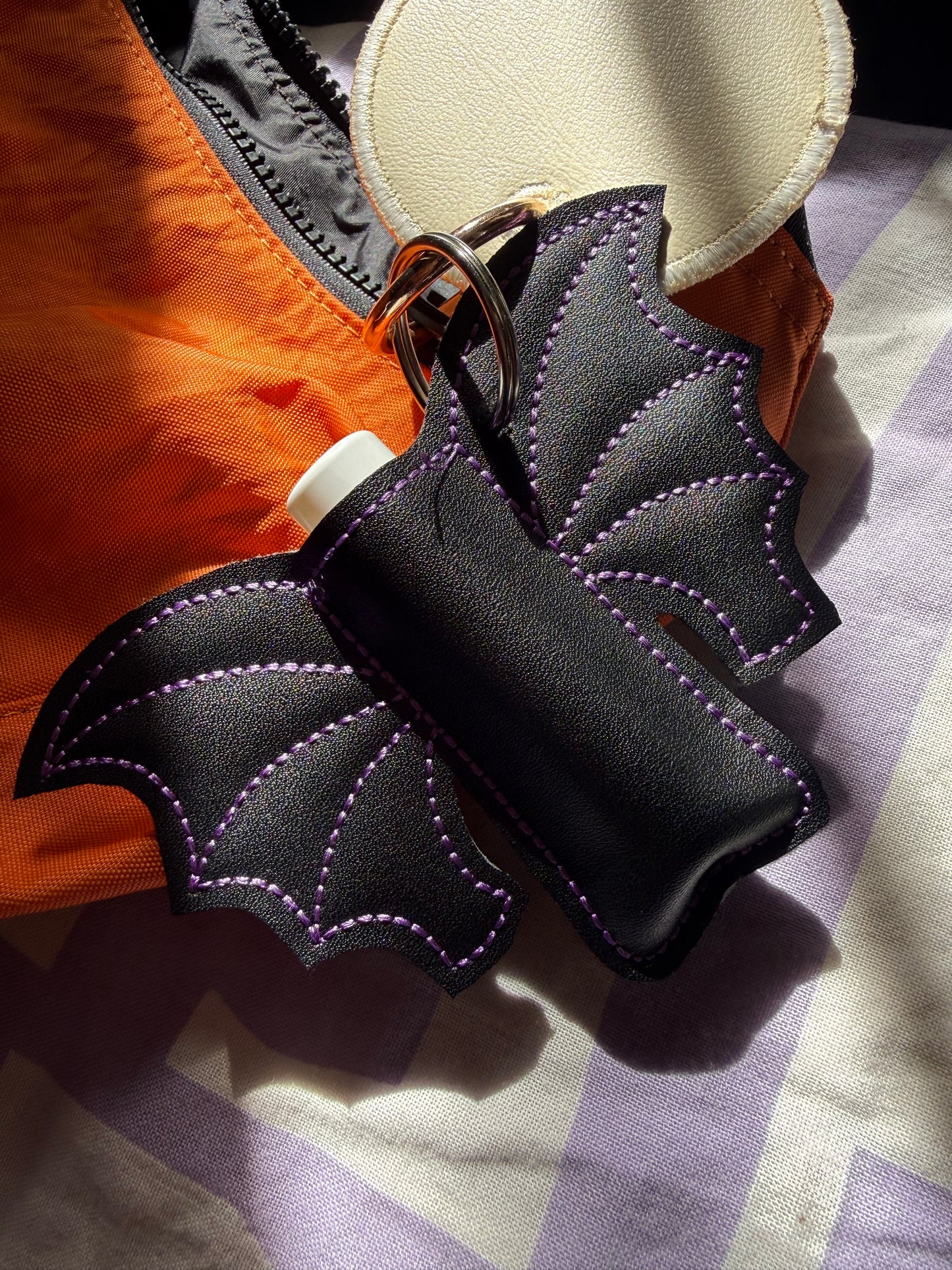 Bat chapstick holder